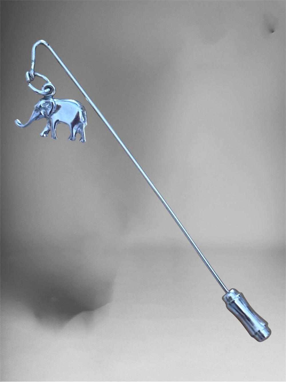 VTG Sterling Silver Elephant Stick Pin